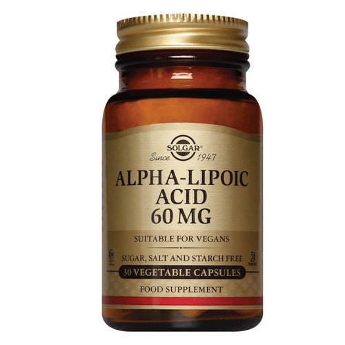 Solgar Alpha-Lipoic Acid 60Mg 30 Caps
