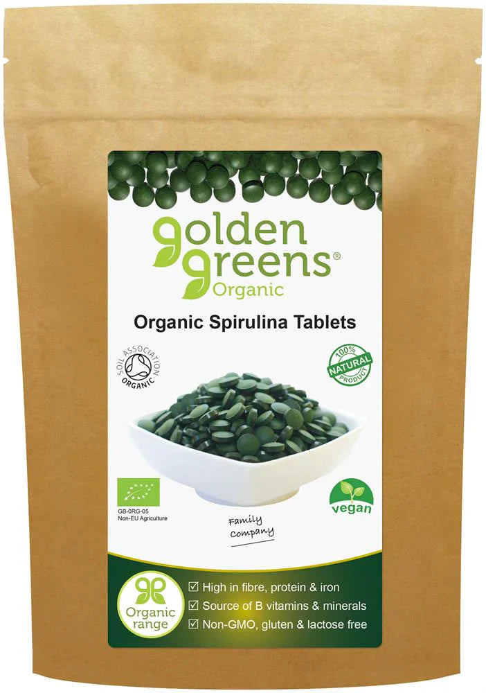 Golden Greens Spirulina Tablets 500Mg