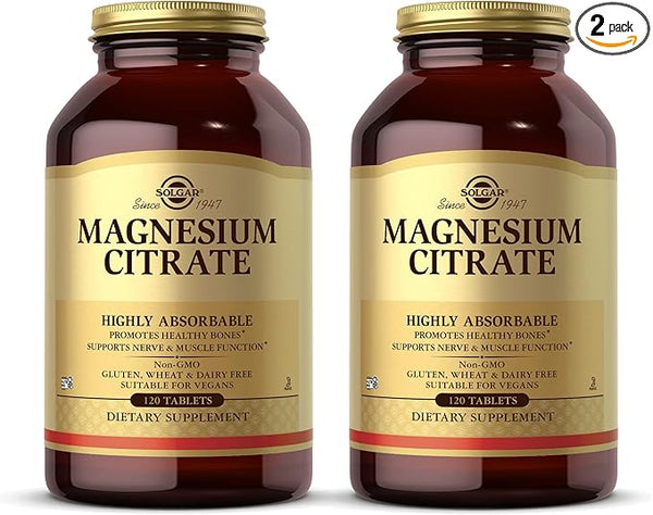 Solgar Magnesium Citrate 120 Tabs