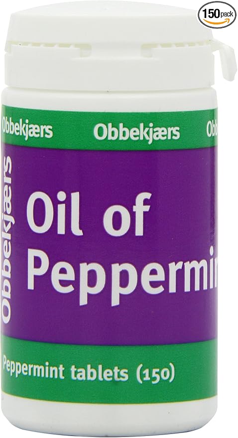 Obbekjaers Oil Of Peppermint 150 Tablet