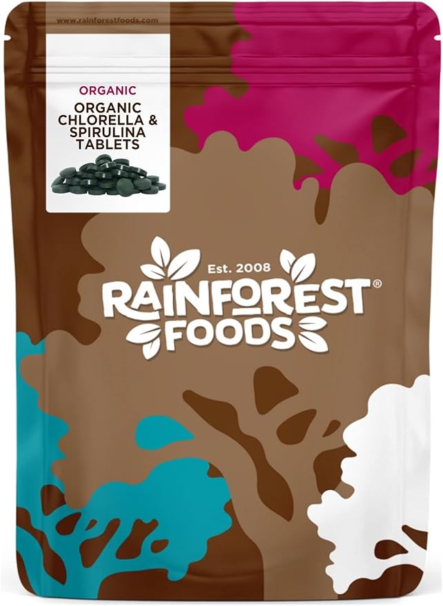 Rainforest Foods Chlorella Spirulina 300