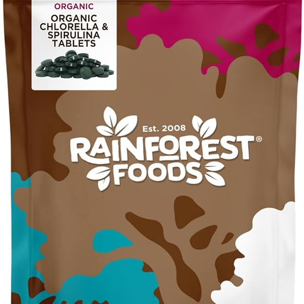 Rainforest Foods Chlorella Spirulina 300