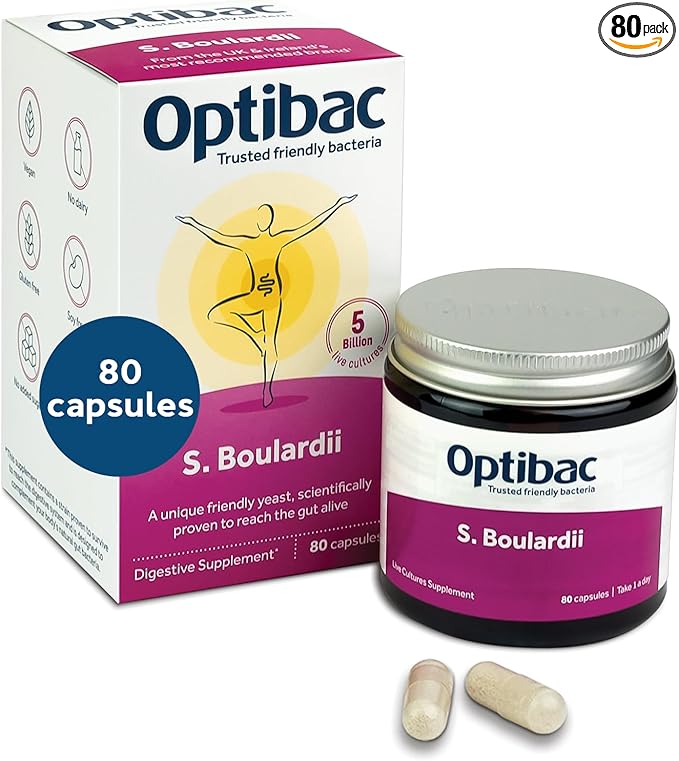 Optibac Saccharomyces Boulardii 80 Capsule