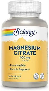 Solaray Mag Citrate 400Mg 90S
