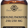 Solgar Choline/Inositol 50 Capsules