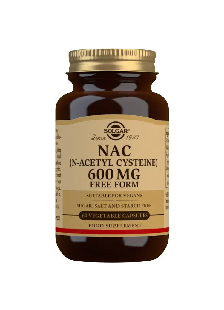 Solgar Nac N-Acetyl Cysteine 600 Mg