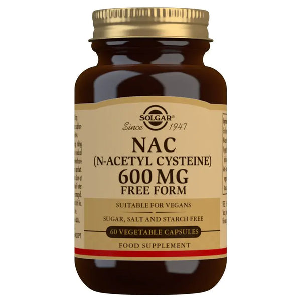 Solgar Nac N-Acetyl Cysteine 600 Mg