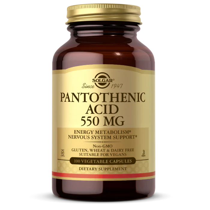 Solgar Pantothenic Acid 550Mg 50 Capsule
