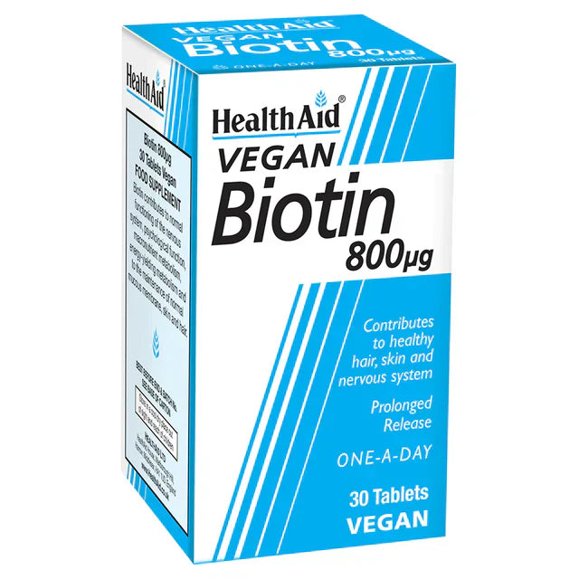 Health aid Biotin 800Ug 30 Tablet