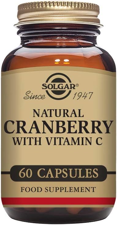 Solgar Natural Cranberry With Vitamin C 60 Cap