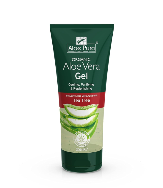 Aloe Pura Aloe And Tea Tree Gel 200Ml