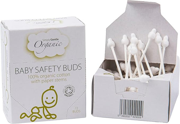 Organic Baby Safety Buds 72Sticks