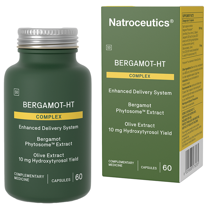 Natroceutics Bergamot-HT Complex bottle and packaging on a white background
