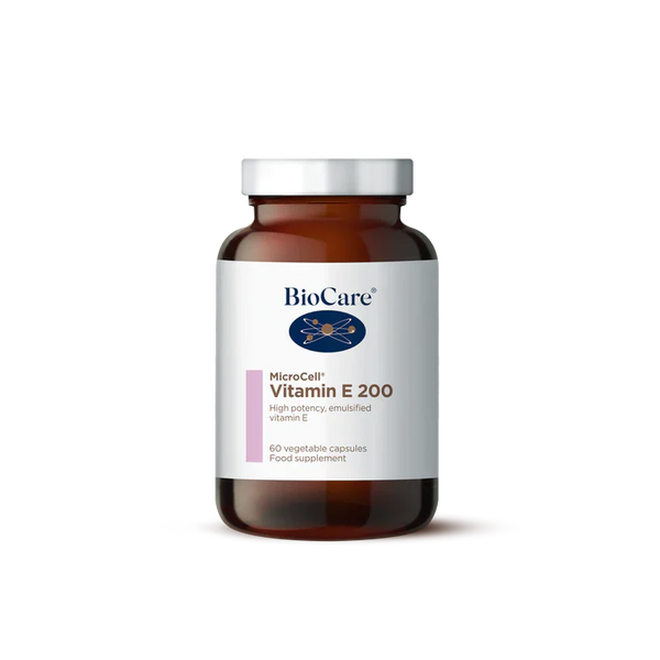 Biocare Vitamin E200 60 Caps