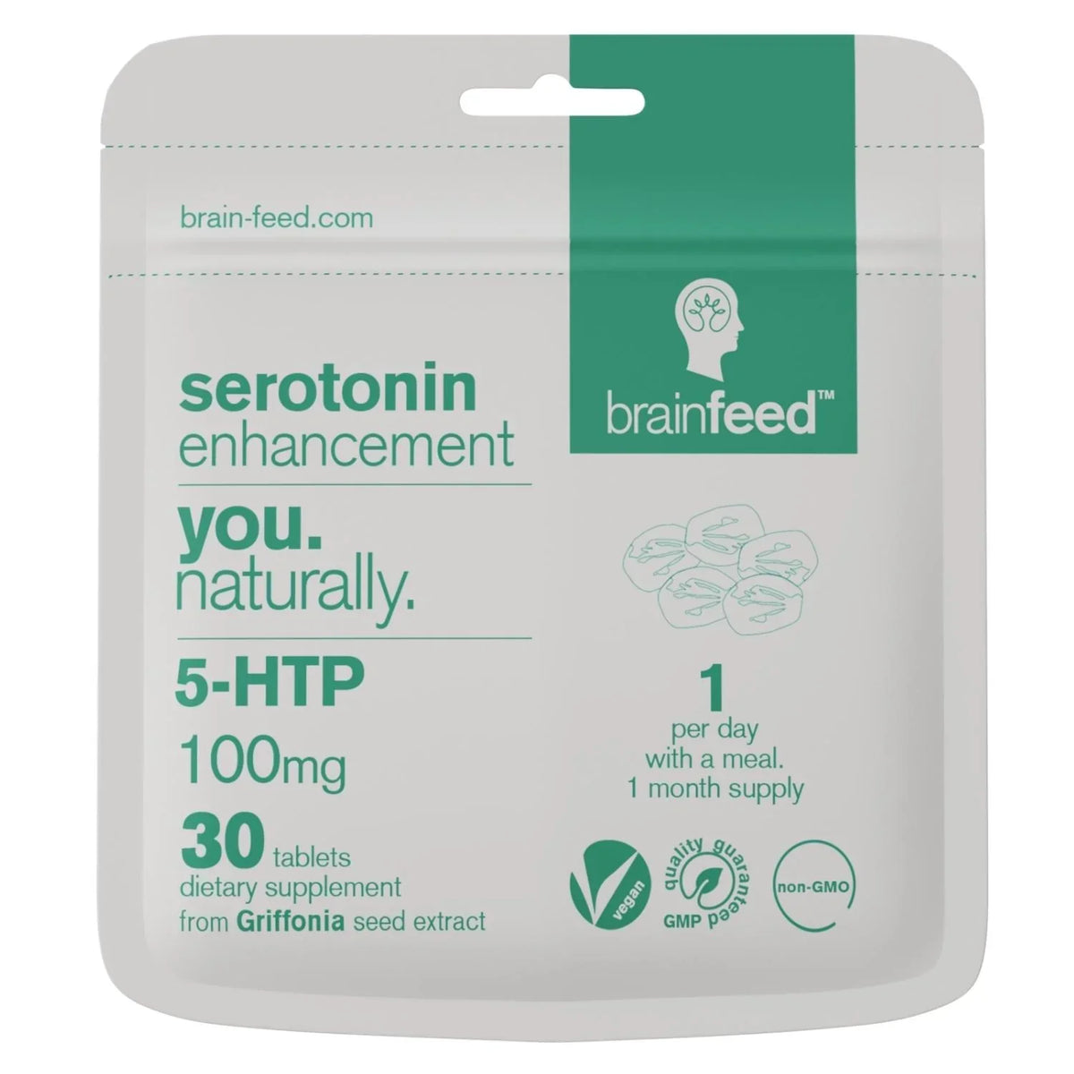 Brainfeed Serotonin 5 Htpb 100Mg 60 Tab