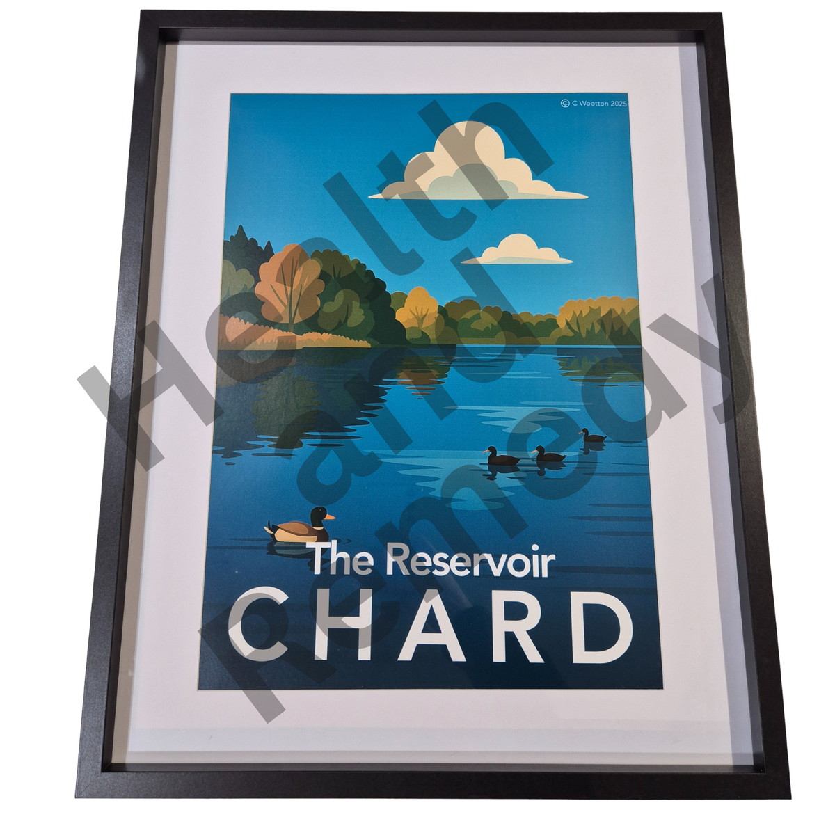 A4 Framed - Reservoir