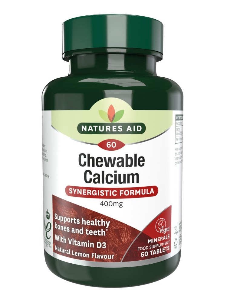 Natures Aid Chewable Calcium Synergistic Formula