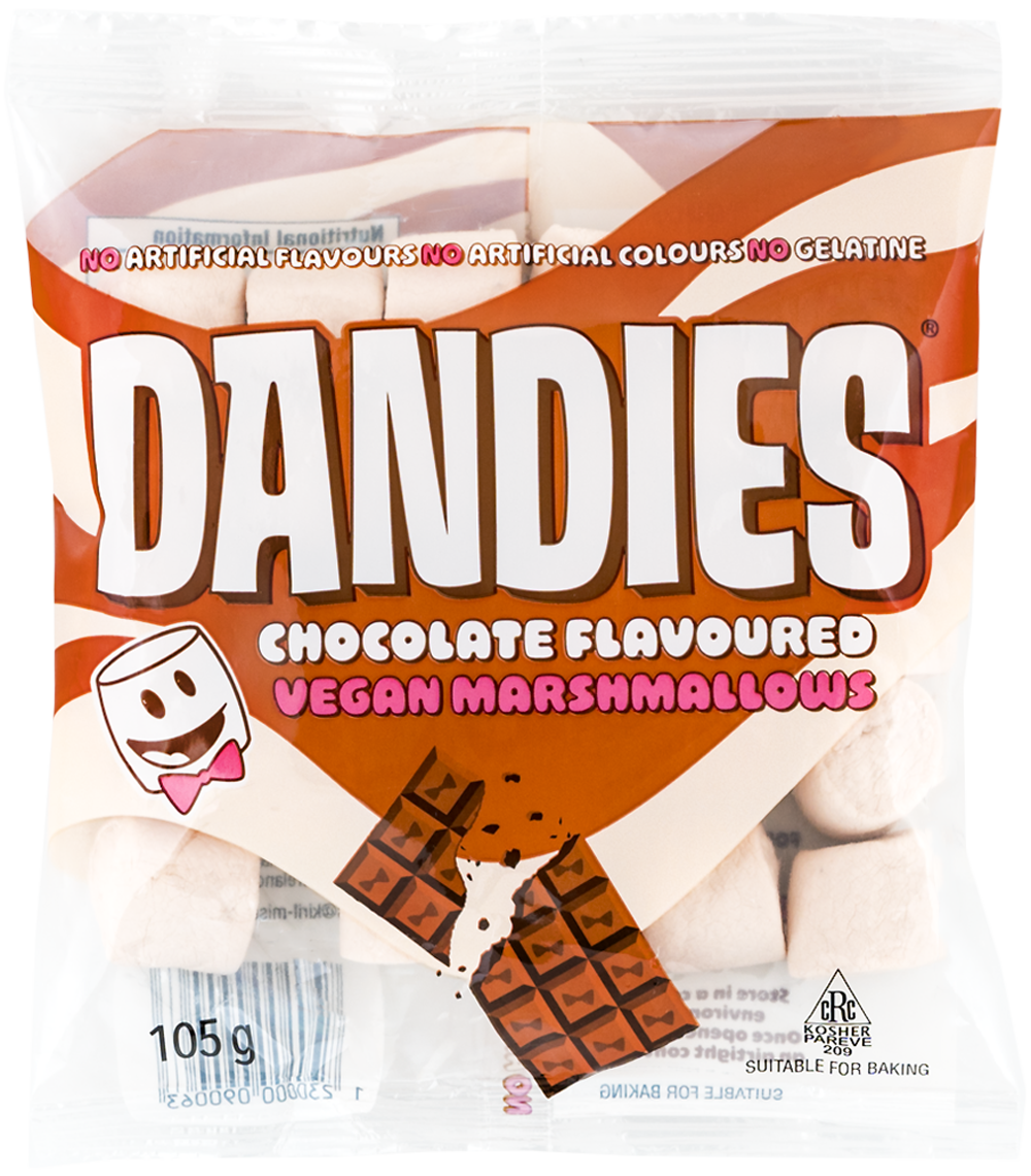 Chocolate Vegan Marshmallows 105g Dandies