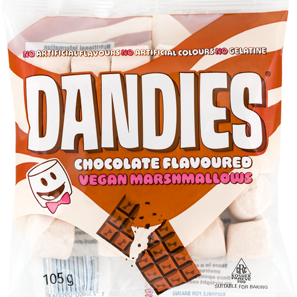 Chocolate Vegan Marshmallows 105g Dandies