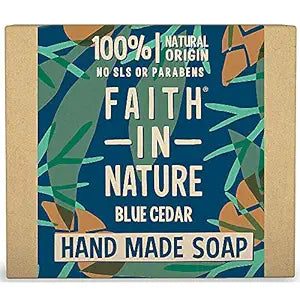 Faith In Nature Faith For Men Blue Cedar Soap 100G