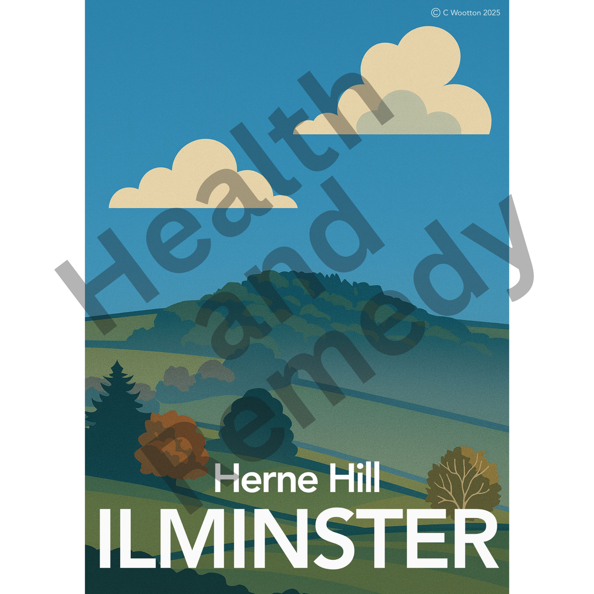 A3 Print - Ilminster Herne Hill