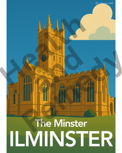 A4 Print - Ilminster The Minster