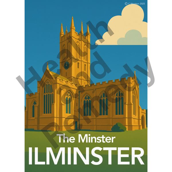 A3 Print - Ilminster Minster