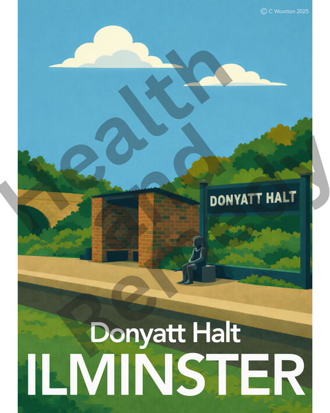 A4 Print - Ilminster Donyatt Halt