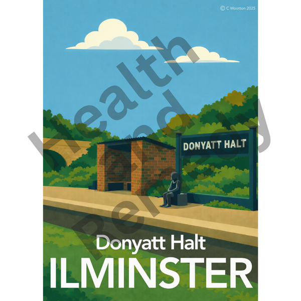 A4 Print - Ilminster Donyatt Halt