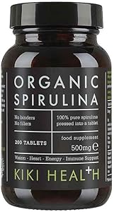 Kiki Health Organic Spirulina 500Mg 200 Caps