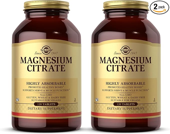 Solgar Magnesium Citrate 120 Tabs