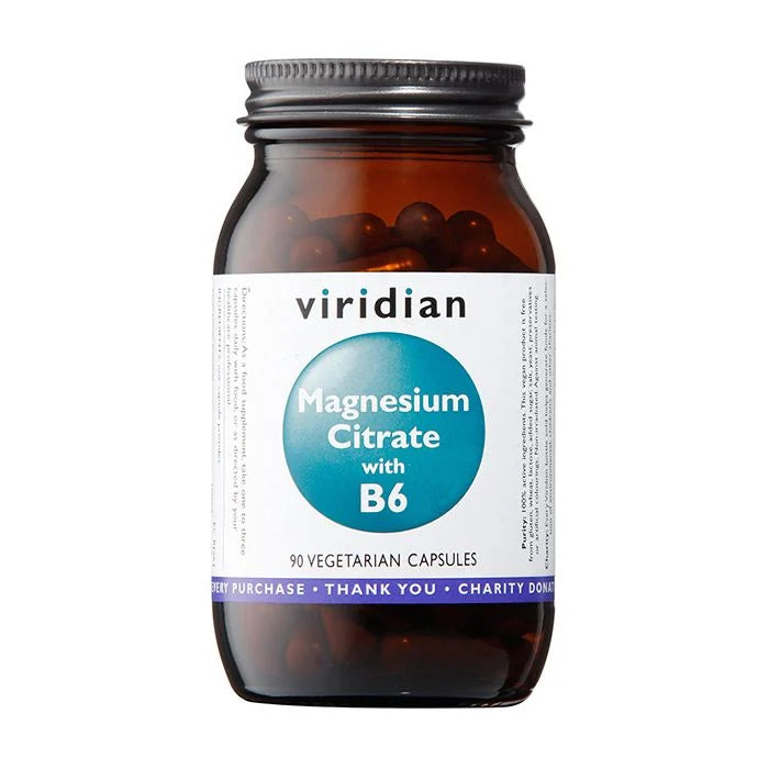 Viridian Nutrition Magnesium Citrate & B6 - 90 Veg Caps