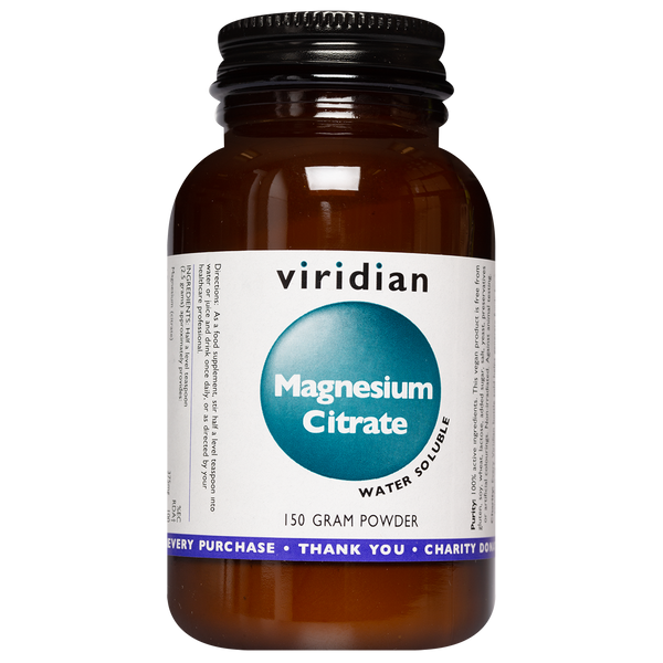 Viridian Nutrition Magnesium Citrate Powder - 150G