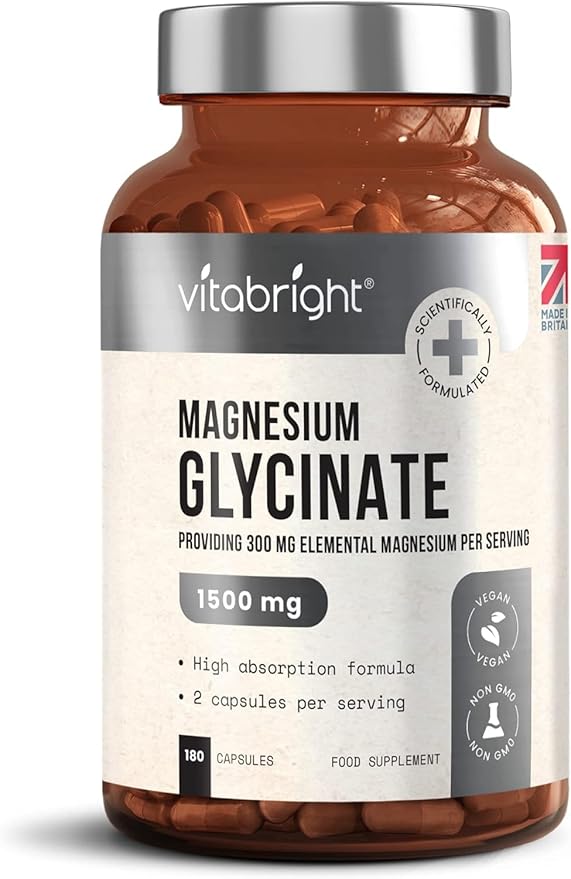 Vitabright Magnesium Glycinate 1500Mg 180 Capsule