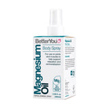 BetterYou Magnesium Oil Body Spray packaging on a white background