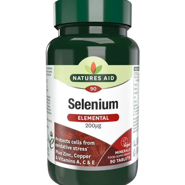 Natures Aid Selenium Elemental 200Ug 90 Tablets