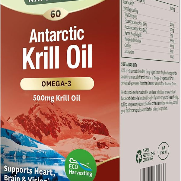 Natures Aid Antarctic Krill Oil 60S
