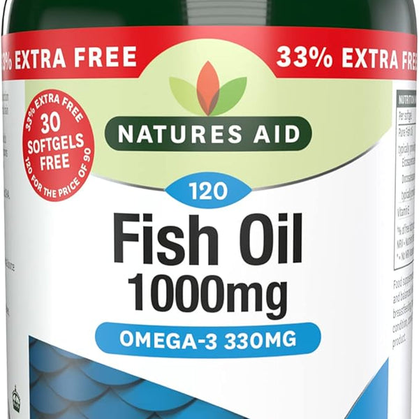 Natures Aid Fish Oil 1000Mg