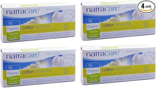 Natracare Org Applicator Tampons Regular 16Pieces