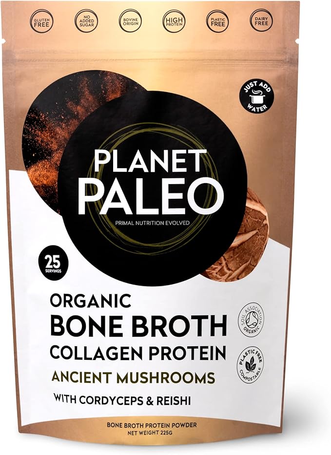 Planet Paleo Organic Bone Broth Ancient Mushroom