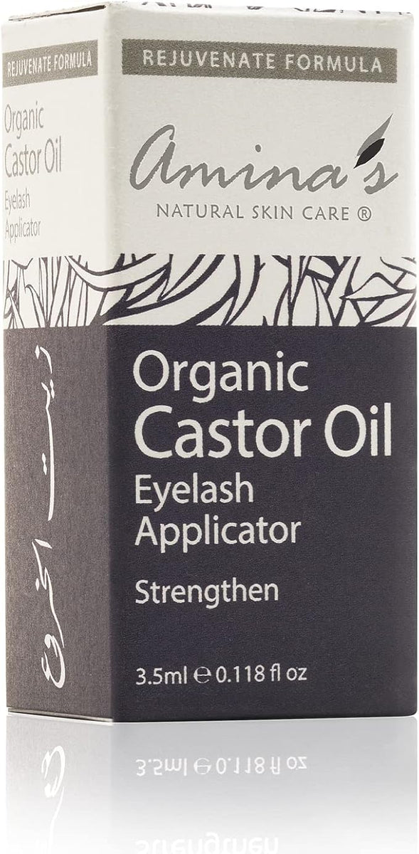 Amina's Organic Castor Oil Eyelash App 3.5Ml