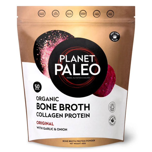 Planet Paleo Bone Broth Garlic And Onion