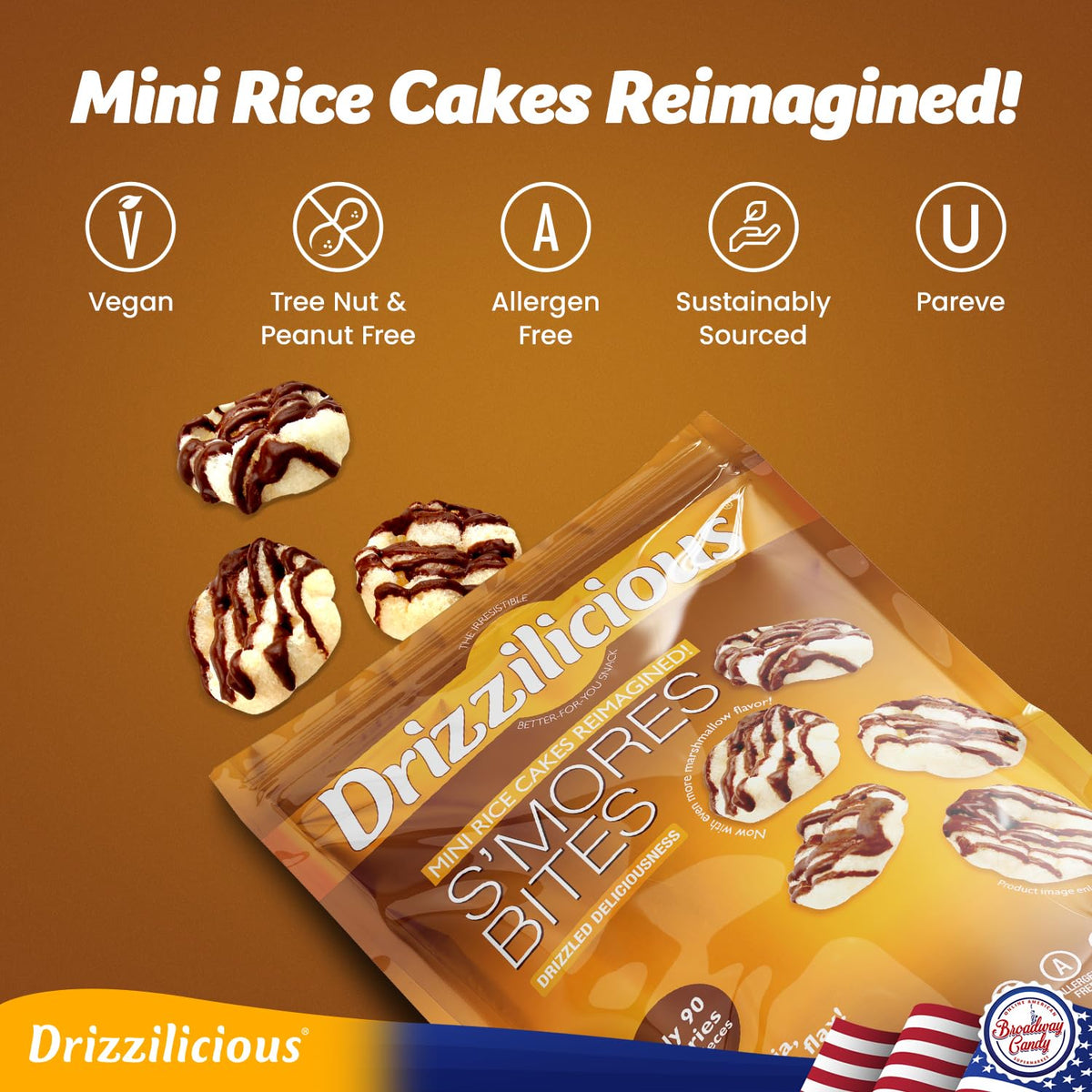S'mores Mini Rice Cakes 113g Drizzilicious