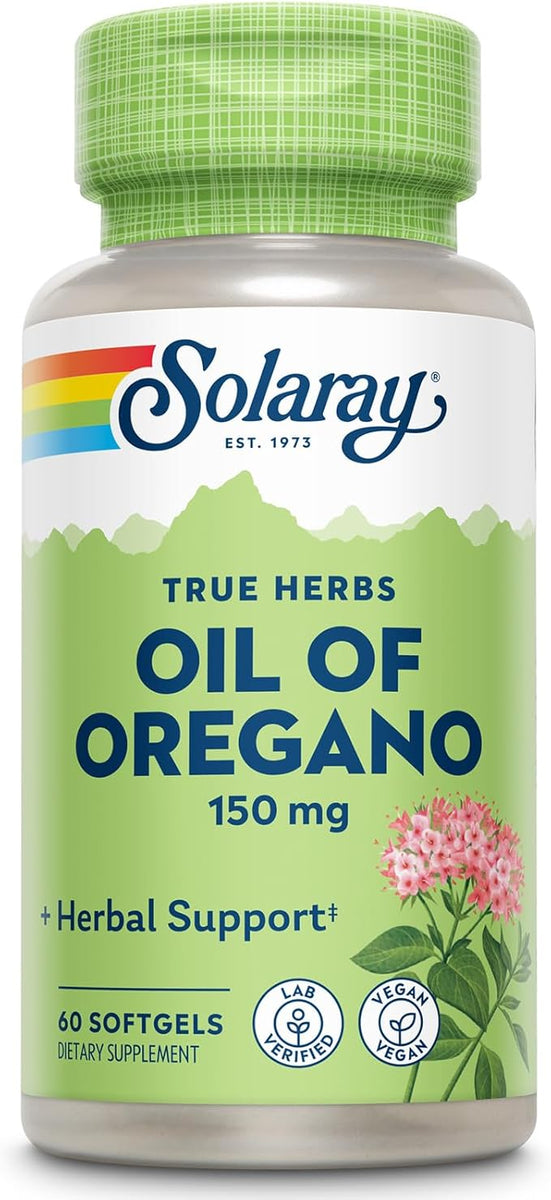 Solaray Oil Of Oregano - 60 Capsules