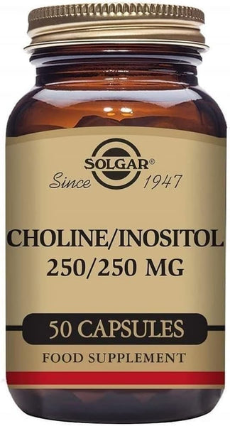 Solgar Choline/Inositol 50 Capsules