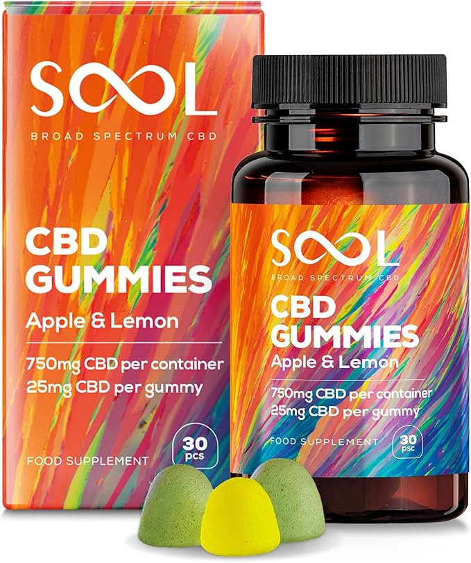 Sool Cbd Gummies Apple Lemon 30 Pcs