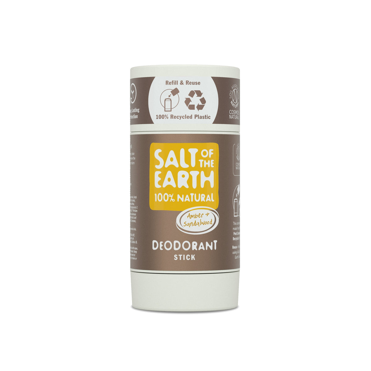 Salt Of The Earth Amber And Sandalwood Deodorant Stick