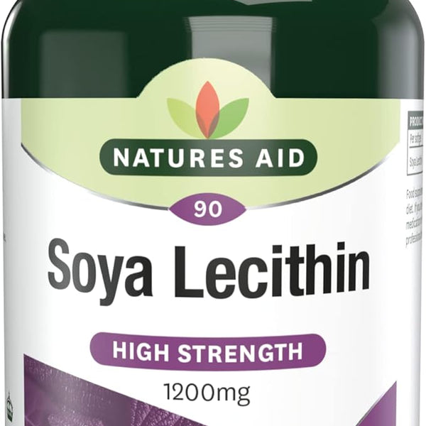 Natures Aid Soya Lecithin Hig Strength 1200Mg 90 Sof