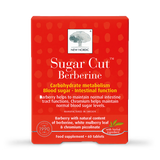 Red box of New Nordic Sugar Cut Berberine supplement on a white background