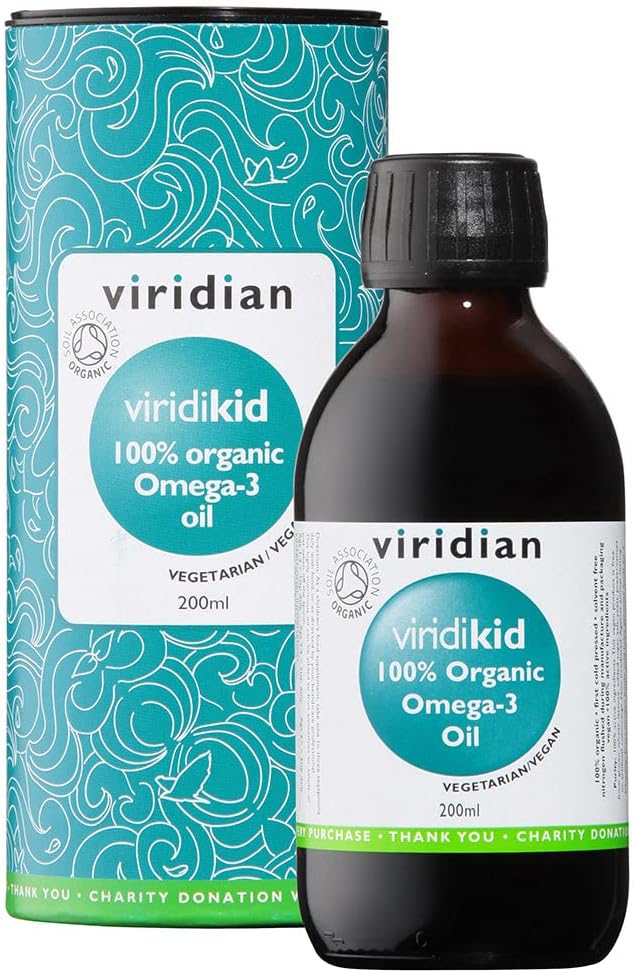 Viridian Nutrition Viridikid Org Omega 3 Oil